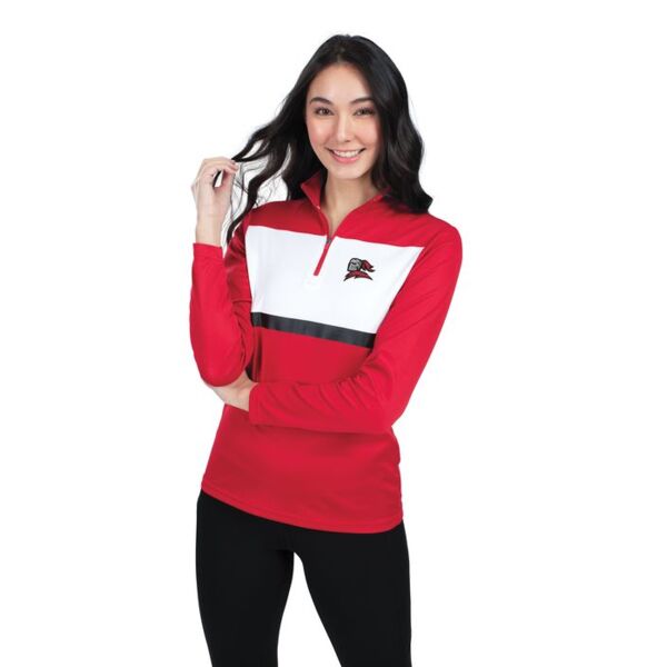 Ladies Prism Bold 1/4 Zip Pullover Thumbnail