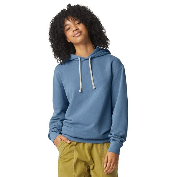 Unisex Garment-Dyed Lightweight Fleece Hooded Sweatshirt Thumbnail