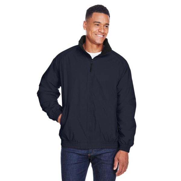 Unisex Fleece Lined Nylon Jacket Thumbnail