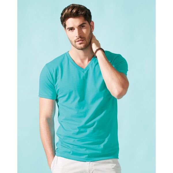 Unisex Cotton V-Neck T-Shirt Thumbnail