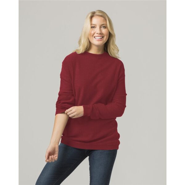 Unisex Corded Crewneck Sweatshirt Thumbnail