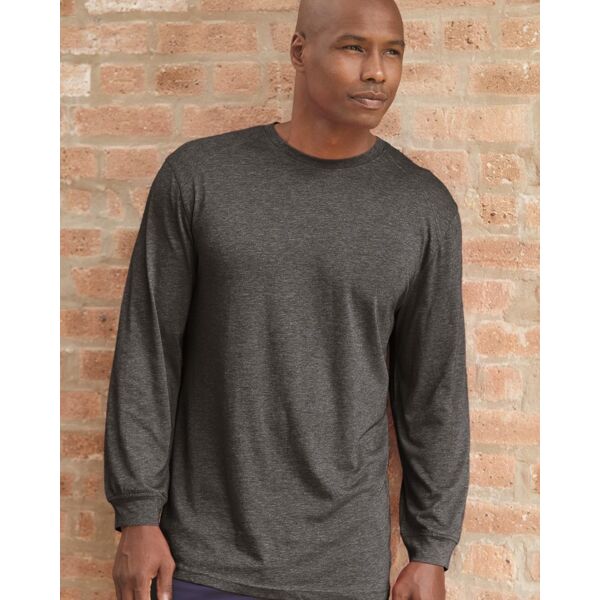Men's Triblend Performance Long Sleeve T-Shirt Thumbnail