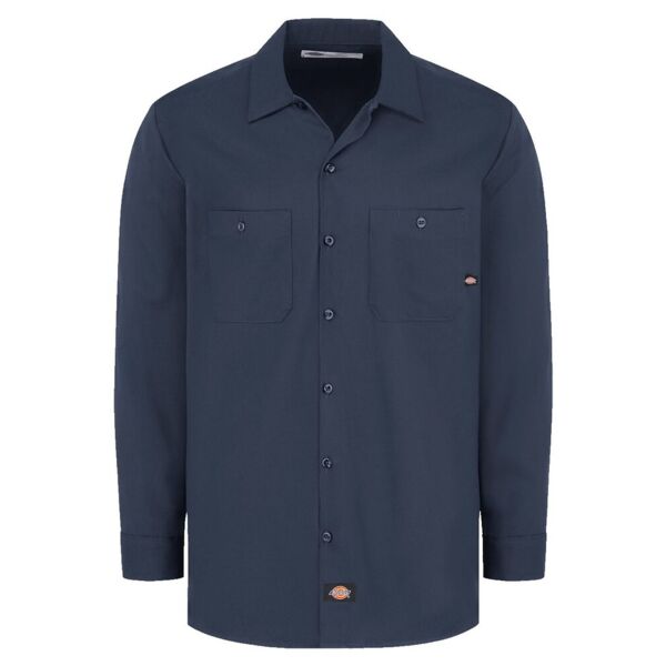 Men's Tall Industrial Cotton Long Sleeve Work Shirt Thumbnail