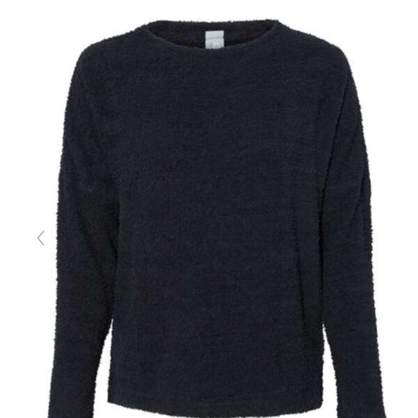 J. America - Women’s Teddy Fleece Crewneck Pullover - 8681 Thumbnail