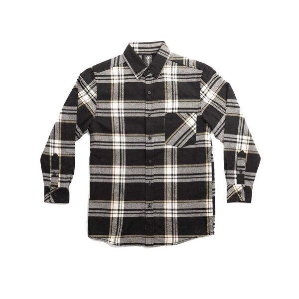 Youth Open Pocket Long Sleeve Flannel Shirt Thumbnail