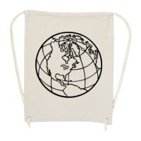 Canvas Drawstring Backpack Thumbnail