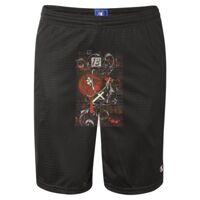 Unisex Polyester Mesh 9" Shorts with Pockets Thumbnail