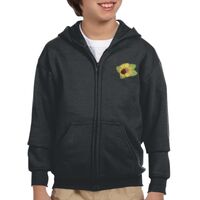 Youth Heavy Blend™ Full-Zip Hooded Sweatshirt Thumbnail