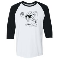 Adult Heavy Cotton™ Three-Quarter Raglan Sleeve T-Shirt Thumbnail