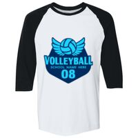 Adult Heavy Cotton™ Three-Quarter Raglan Sleeve T-Shirt Thumbnail