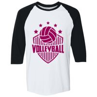 Adult Heavy Cotton™ Three-Quarter Raglan Sleeve T-Shirt Thumbnail