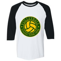Adult Heavy Cotton™ Three-Quarter Raglan Sleeve T-Shirt Thumbnail