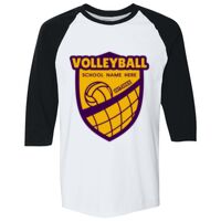 Adult Heavy Cotton™ Three-Quarter Raglan Sleeve T-Shirt Thumbnail