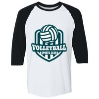 Adult Heavy Cotton™ Three-Quarter Raglan Sleeve T-Shirt Thumbnail
