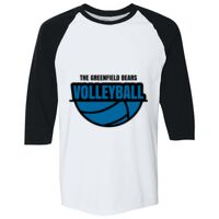 Adult Heavy Cotton™ Three-Quarter Raglan Sleeve T-Shirt Thumbnail