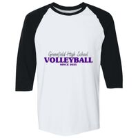 Adult Heavy Cotton™ Three-Quarter Raglan Sleeve T-Shirt Thumbnail