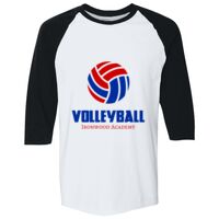 Adult Heavy Cotton™ Three-Quarter Raglan Sleeve T-Shirt Thumbnail