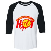 Adult Heavy Cotton™ Three-Quarter Raglan Sleeve T-Shirt Thumbnail